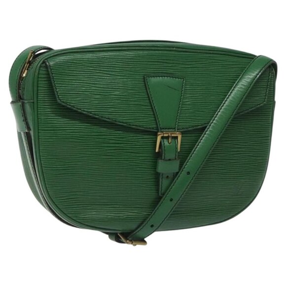 LOUIS VUITTON Epi Jeune Fille MM Shoulder Bag Green - Picture 1 of 15